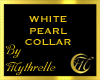 WHITE PEARL COLLAR