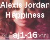 Alexis Jordan Happiness
