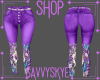 Savvy Purple Set 1 Jeans