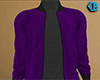 Purple Leather Jacket M