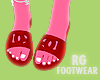 Red d sandals