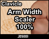 Arm Width Scaler 100%