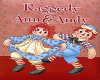 Raggedy Ann and andy bed
