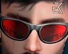 red silver juliet glasse