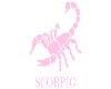 Scorpio Headsign Pink