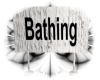 (S) Big Bathing Sign