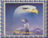 eagle doormat blue