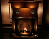 romantic club fireplace