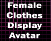 Clothes Display Avatar F