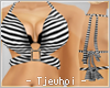 [Tj] Zebra Halter Top