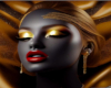 Woman Black Gold