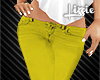 *L* Skinny Jeans Yellow
