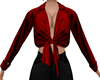 Red Knotted Blouse