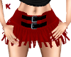 Fringe Skirt Red