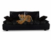 Cuddle Tiger Black Couch