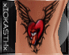 IO-Red Heart Tattoo