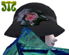 Cloche Hat ~Black Rose~