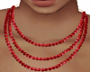 Red Pearl  Necklace