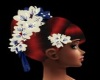 red bride blue&white