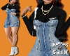 *HS Denim Mini Dress Bk