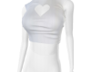 White Heart Shirt