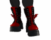 VAMPI BOOTS RED &BLACK