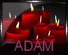 red candles