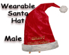 Wearable Santa Hat Male