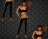 Synia Black Red Fit
