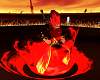 Red Flame Saiyan PowerUp