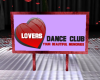 Dance Club Sign