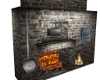  kitchen/fireplace