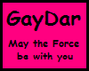 GayDar sticker :P