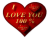 I LOVE YOU 100%