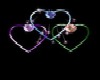 Triple Hearts Hanging