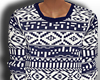 Navy Aztec Sweater