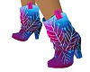 bright snowflake boots