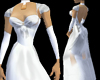 SN White Bow Gown