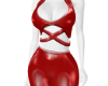 1011 Latex Outfit red M