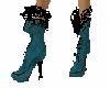 Old West Teal Boots