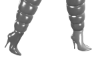 Metallic Puffer Boots