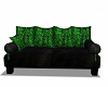 *CalliB* Blk/Green couch