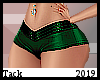 RL Green mini shorts