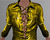 Yellow Leather Shirt (M)