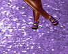 purple and grey heels