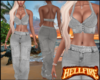 Faded Grey Denim Set