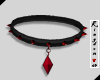 Black Necklace Red