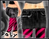 Ziggy Skirt [blk+pink]
