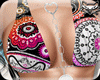 ! BOHO bikini blk mix