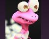 Fun Funny Pink Princess Frog Gecko Fart Farting
